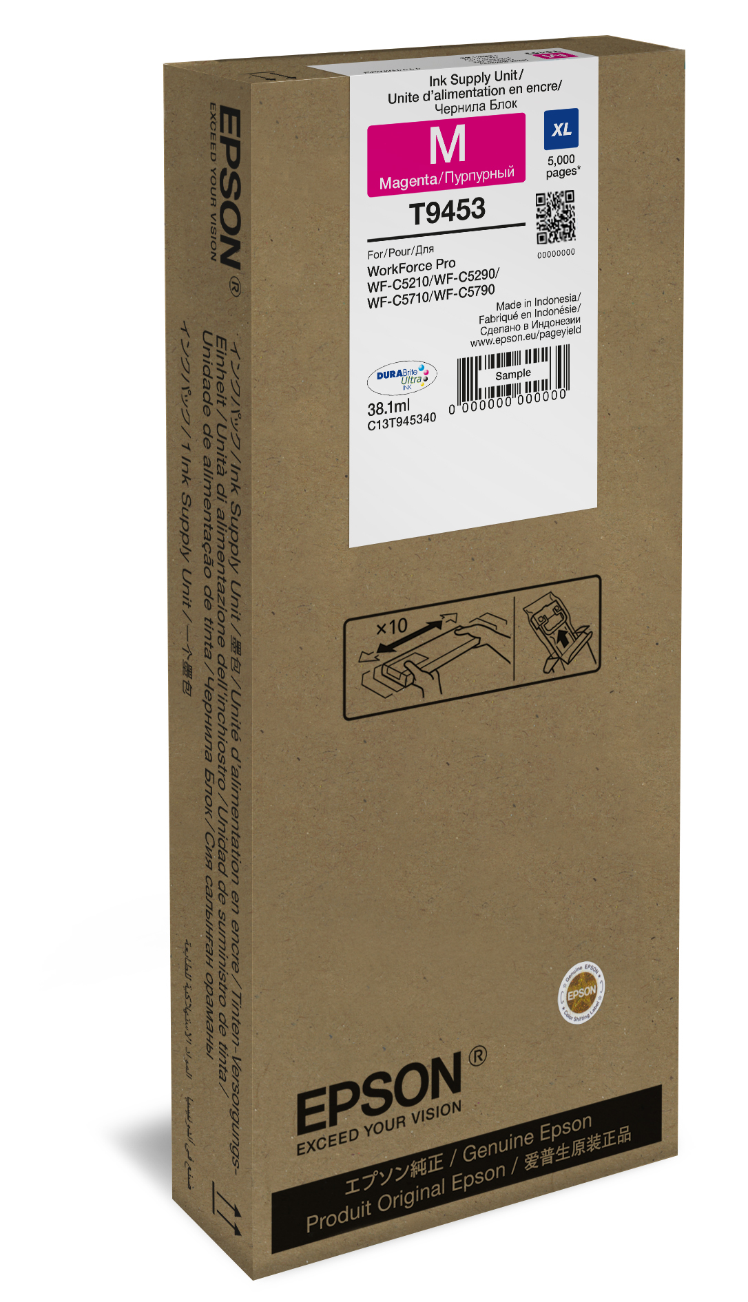 EPSON cartridge T9453 magenta XL (WF-C5xxx)