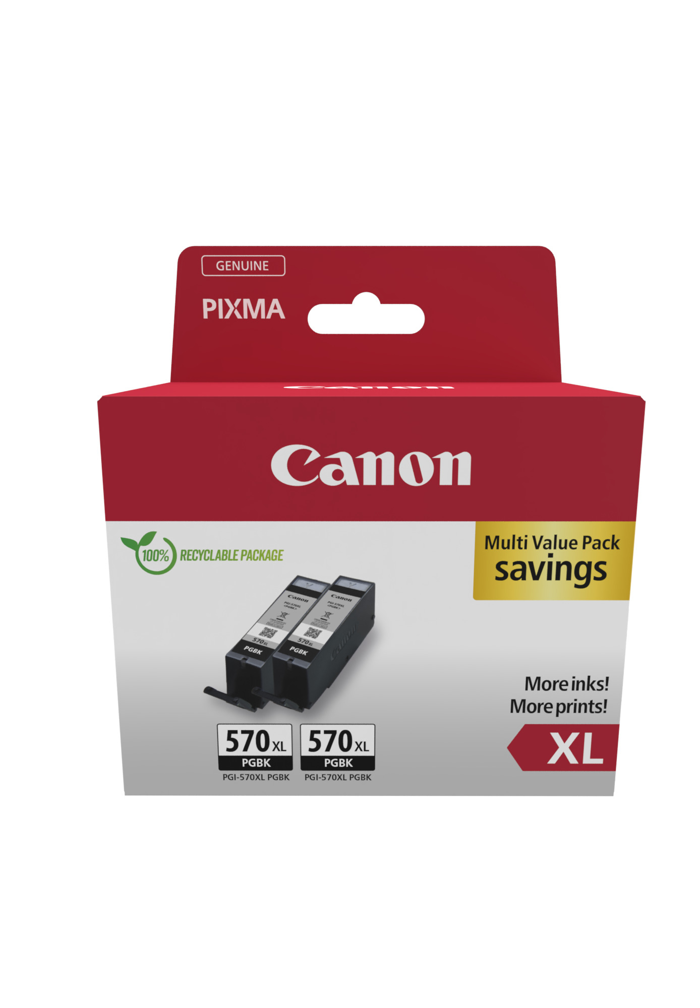 Canon cartridge PGI-570XL BK TWIN/black/SEC/2x22ml