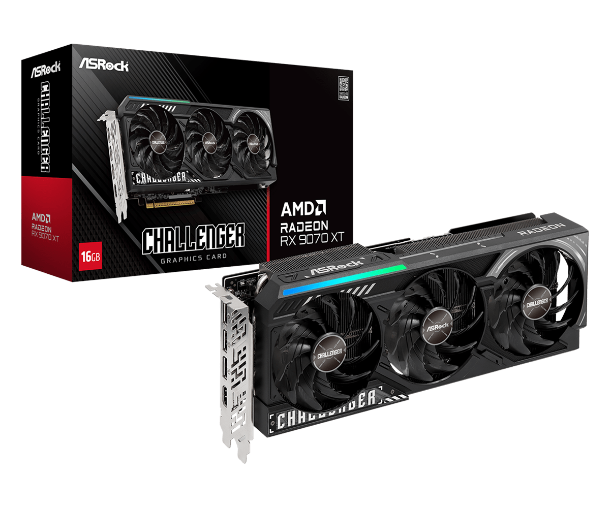 ASROCK Radeon RX 9070 XT CL 16GB