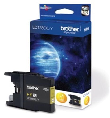 BROTHER LC-1280XLY originální náplň žlutá - 1200 stran