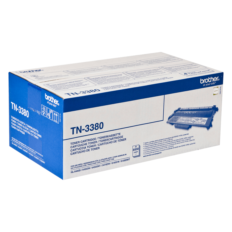 Brother-toner TN-3380 (HL-54xx, HL-6180, 8 000 str. A4)