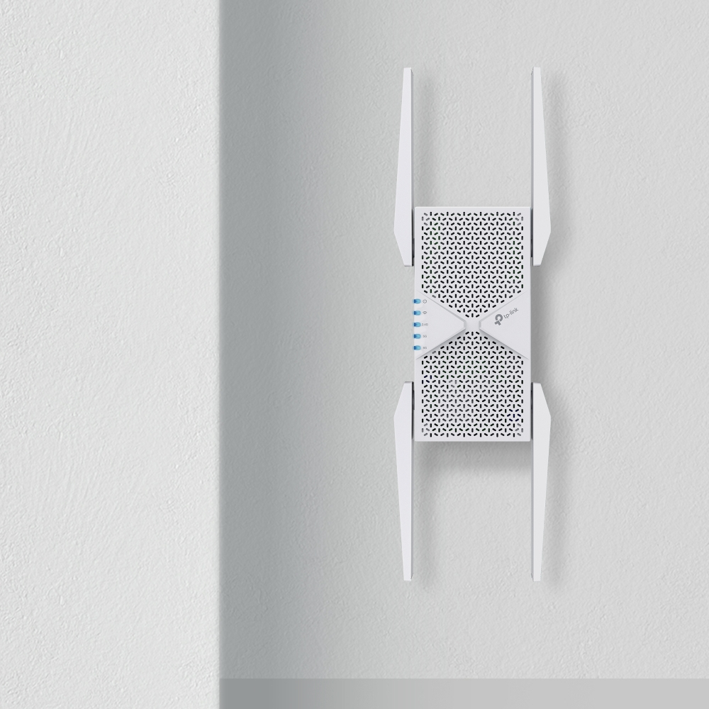 TP-Link RE655BE - Třípásmový extender dosahu Wi-Fi 7 BE9300