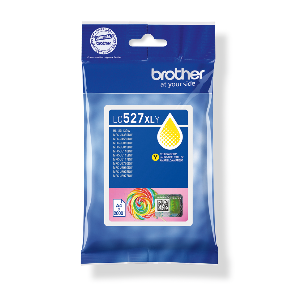 Brother LC527XLY – žlutá