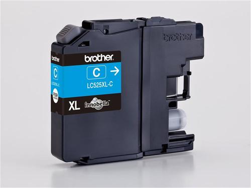 BROTHER LC-525XLC originální náplň azurová - 1300str INK BENEFIT