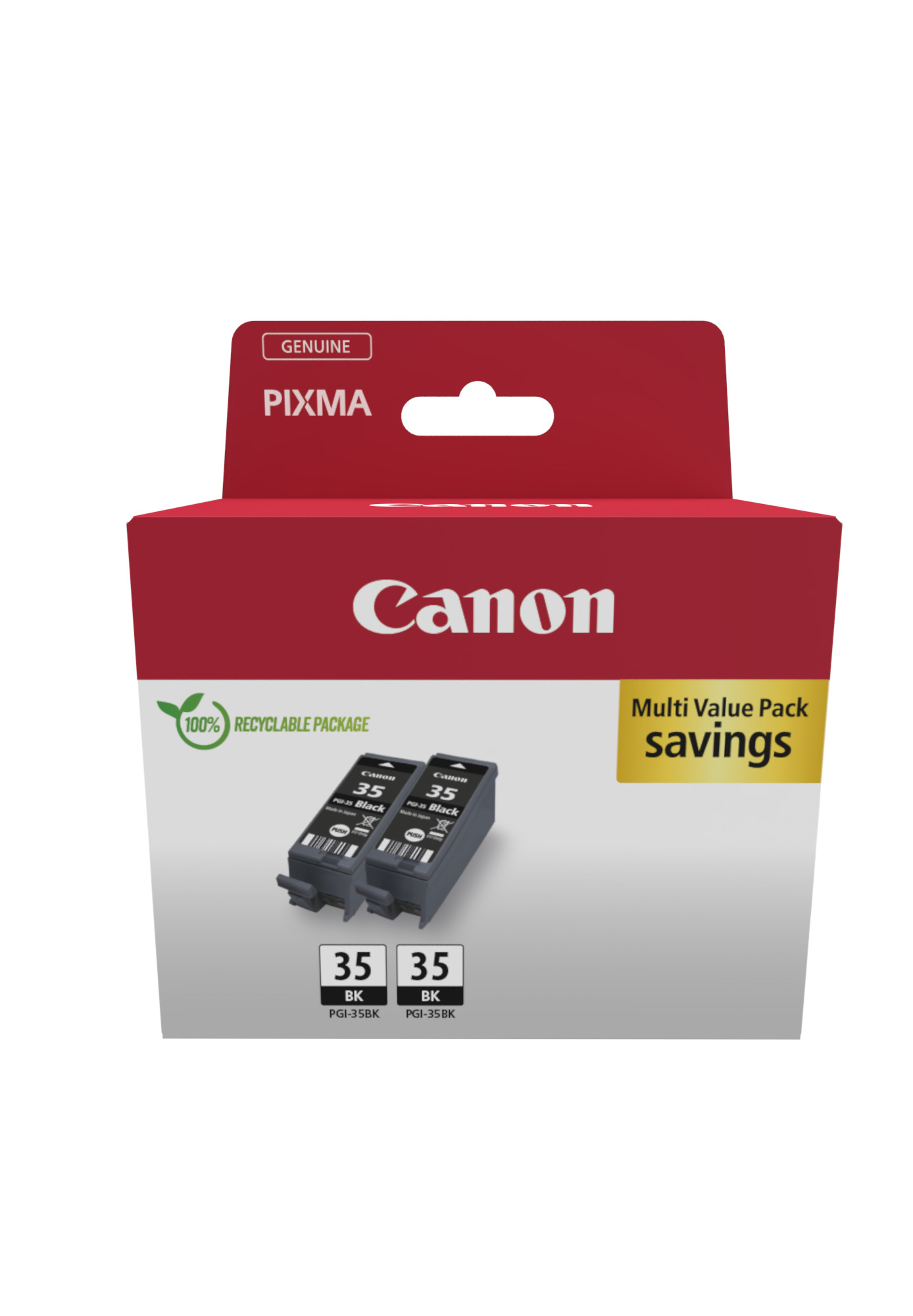 Canon cartridge PGI-35Bk Black (PGI35BK) Twin pack / 2x Black / 2x9,3ml