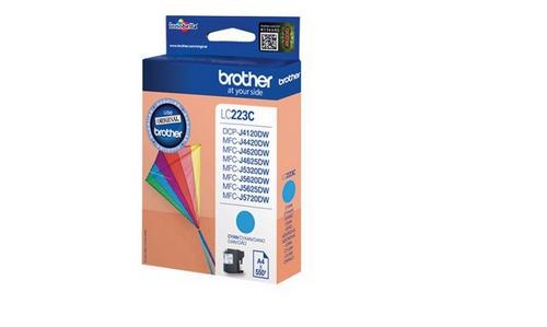 BROTHER LC-223C originální náplň azurová pro MFC-J4420DW, MFC-J4620DW