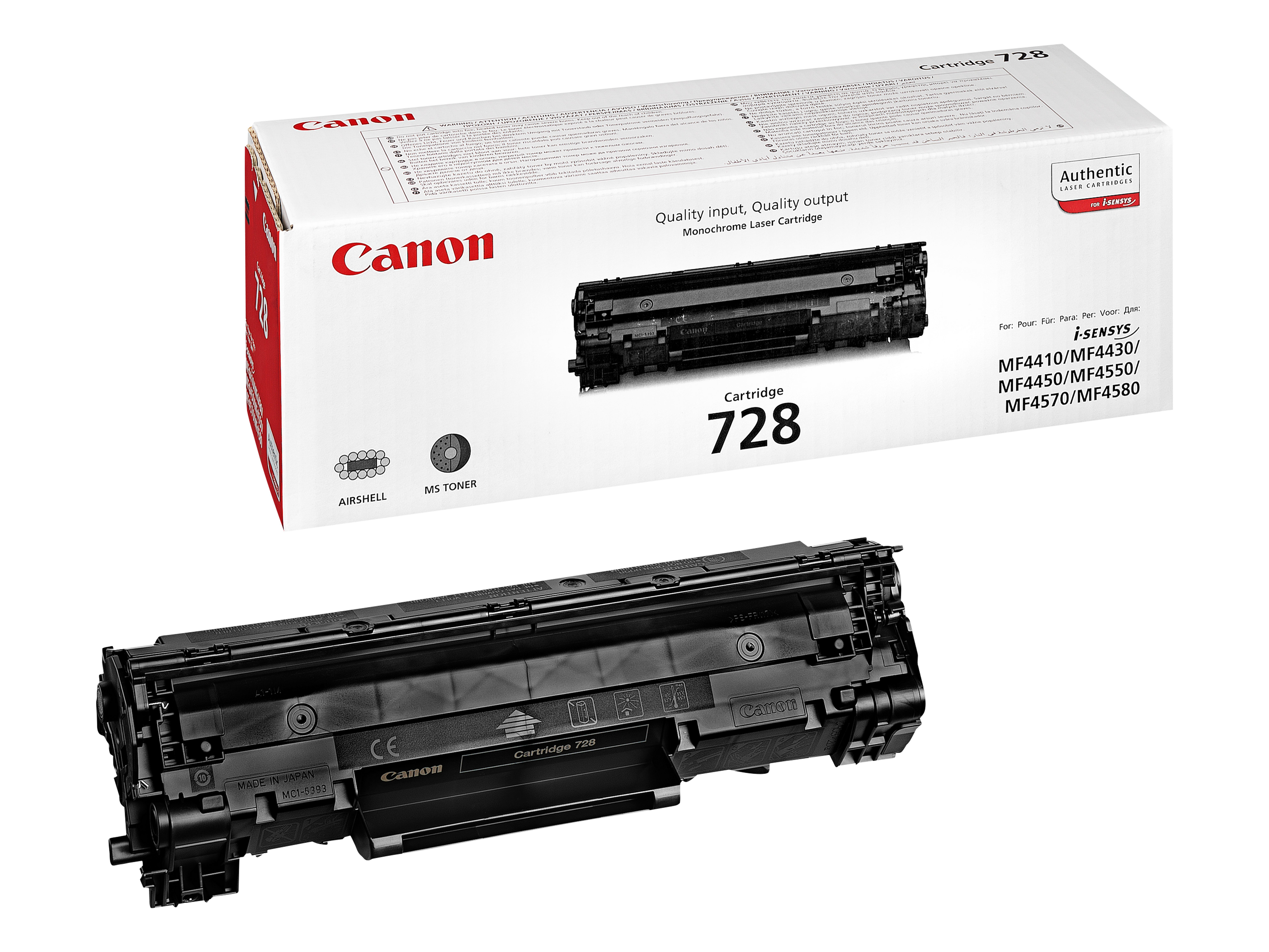 Canon toner CRG-728Bk / Black / 2100str.