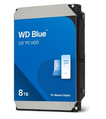 WDC WD80EAAZ hdd 8TB SATA3-6Gbps 5640rpm 256MB WD Blue 215MB/s CMR
