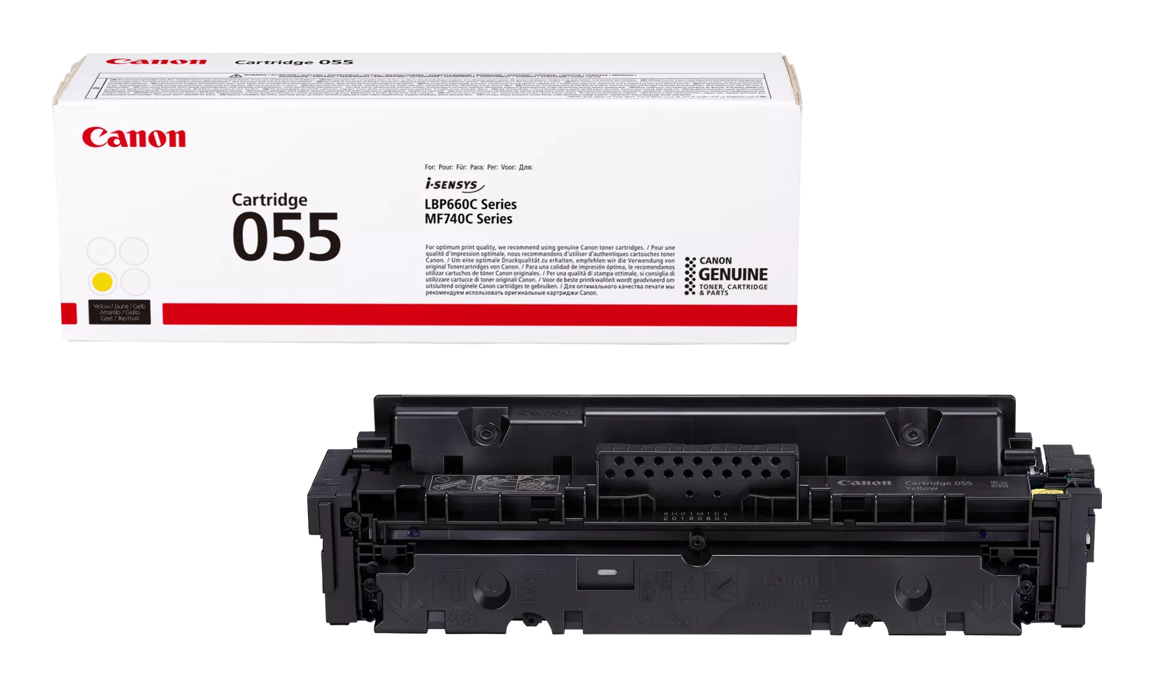 Canon Cartridge 055/Yellow/2100str.