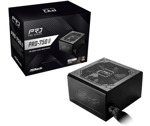 ASROCK zdroj PRO 750W Bronze PRO-750B 80Plus Bronze, ATX3.1, ventilátor 120mm
