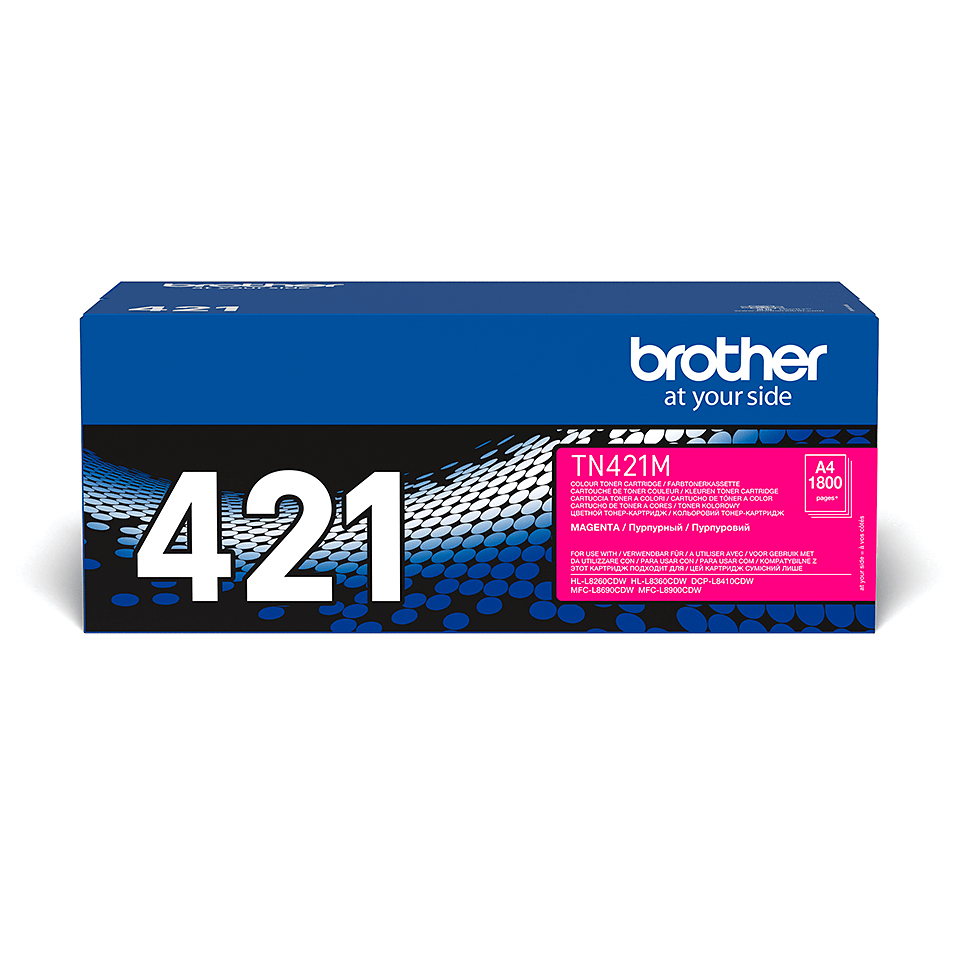 Brother - TN-421M, toner magenta (až 1 800 stran)