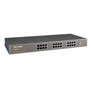 TP-LINK TL-SG1024 GBit switch 24port, 24x 10/100/1000Mbps, 24port , 19" rackmount steel case