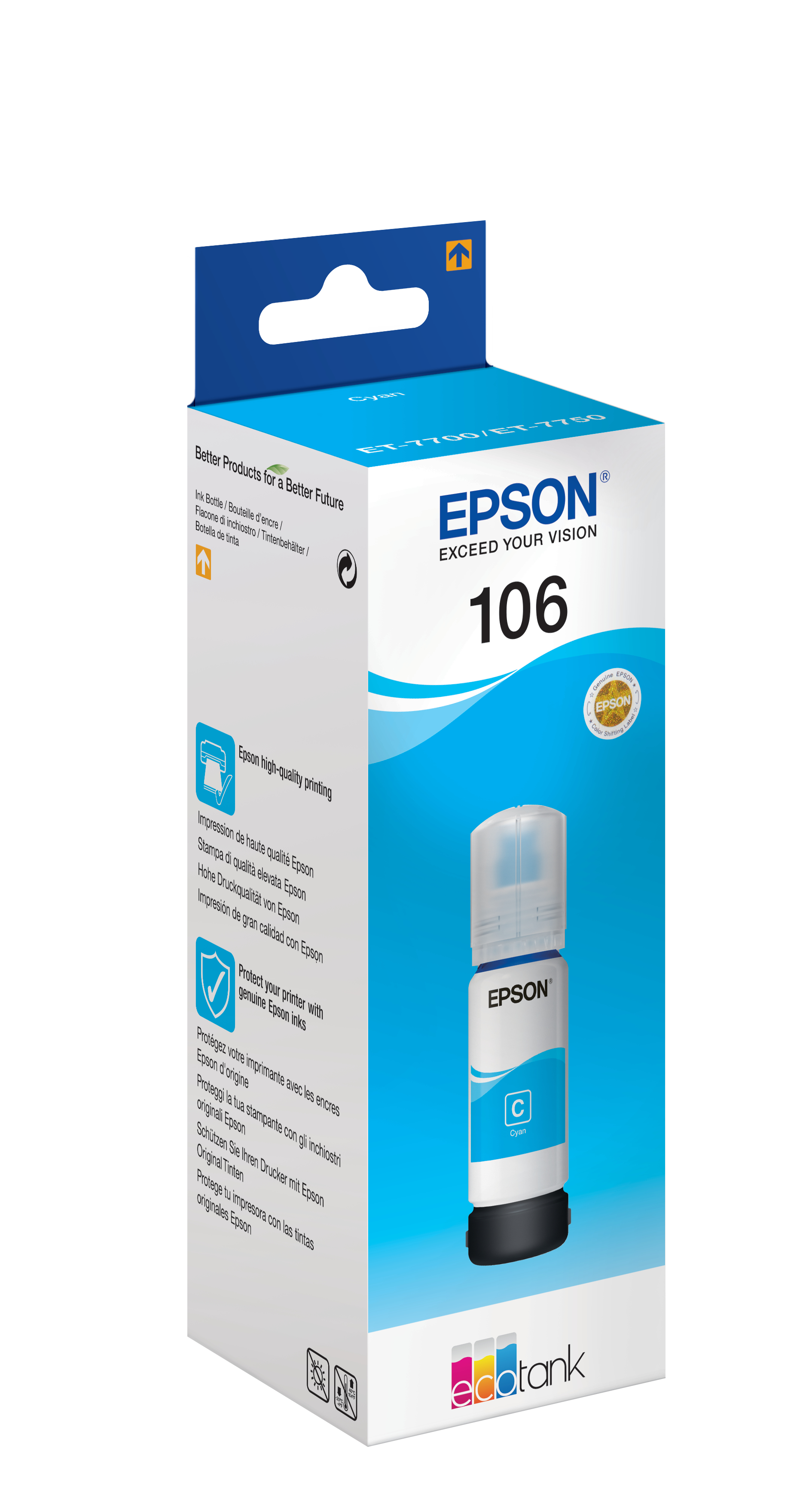 EPSON container T00R2 106 cyan ink (70ml - L7160/L7180)