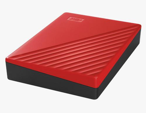 WDC WDBPKJ0040BRD My Passport 4 TB externí HDD USB 3.2 Gen1 2.5" červený