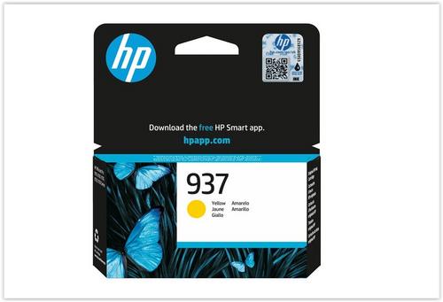 HP 4S6W4NE originální náplň žlutá č.937 yellow cca 800 stran (yellow, pro HP OfficeJet 9120e, 9122e, 9132e, 9720e, 9730e)