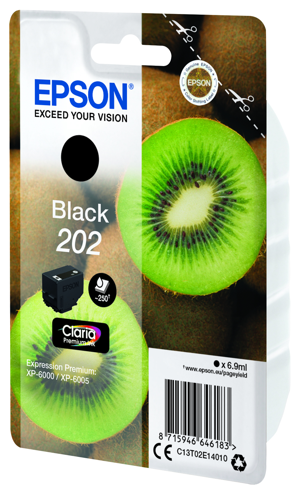EPSON cartridge T02E1 black (kiwi)