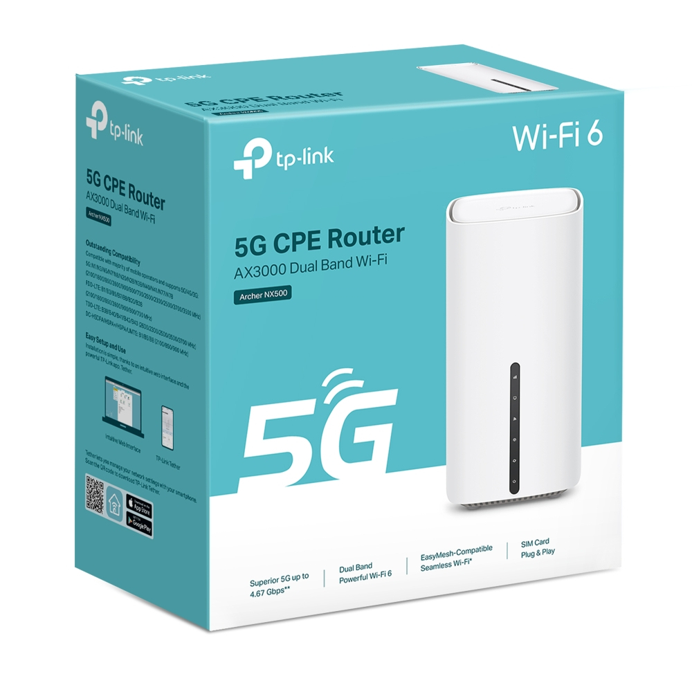 TP-Link Archer NX500 - Bezdrátový dvoupásmový gigabitový 5G router