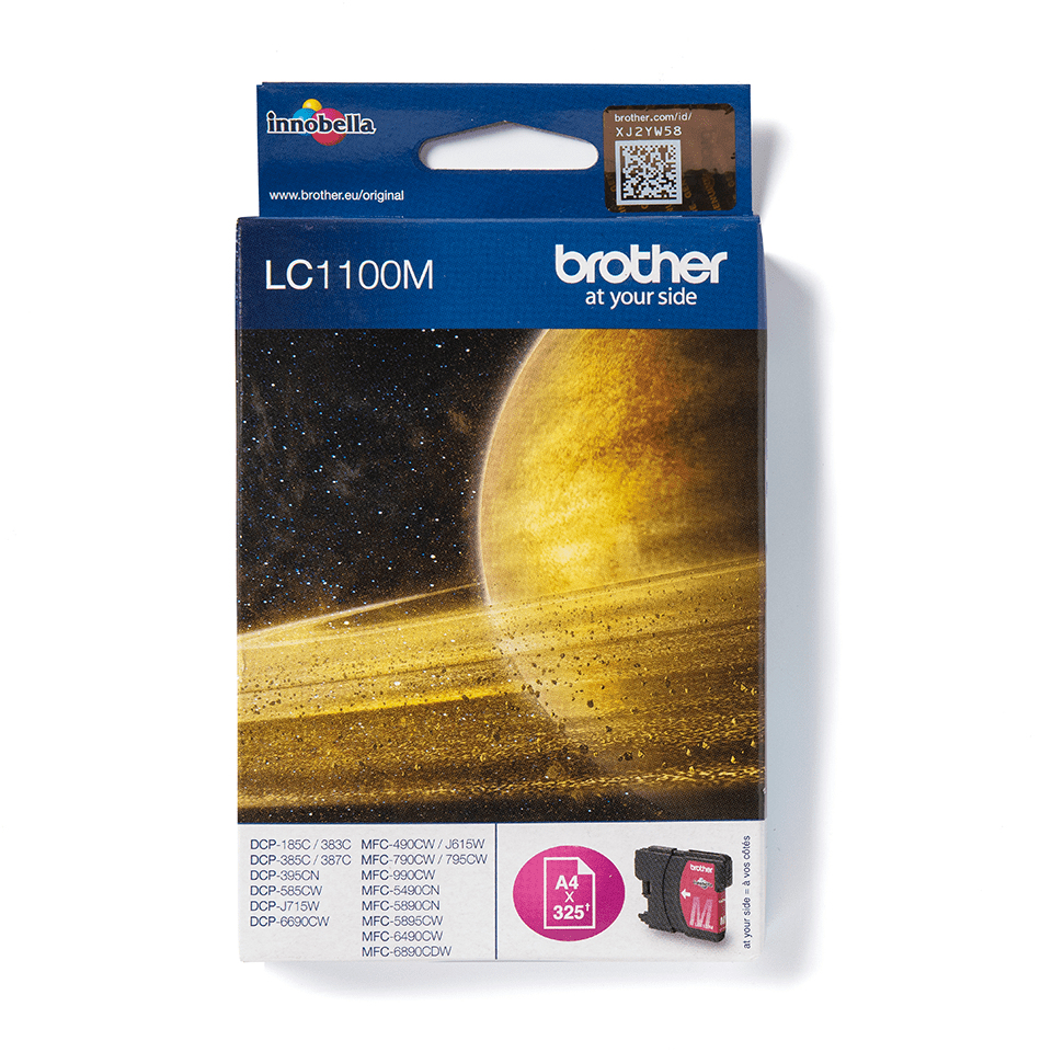 Brother LC-1100M (ink. magenta, 325 str. @ 5%)