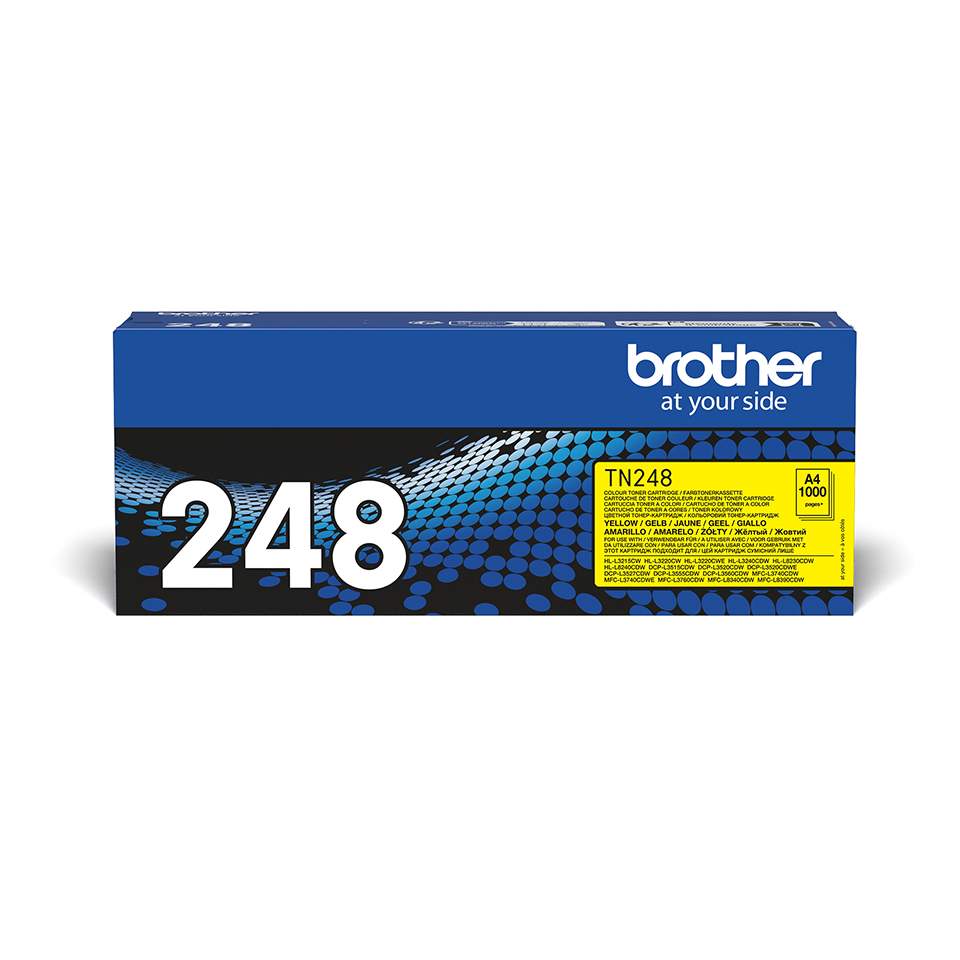 Brother - TN248Y, yellow toner (až 1 000 stran)