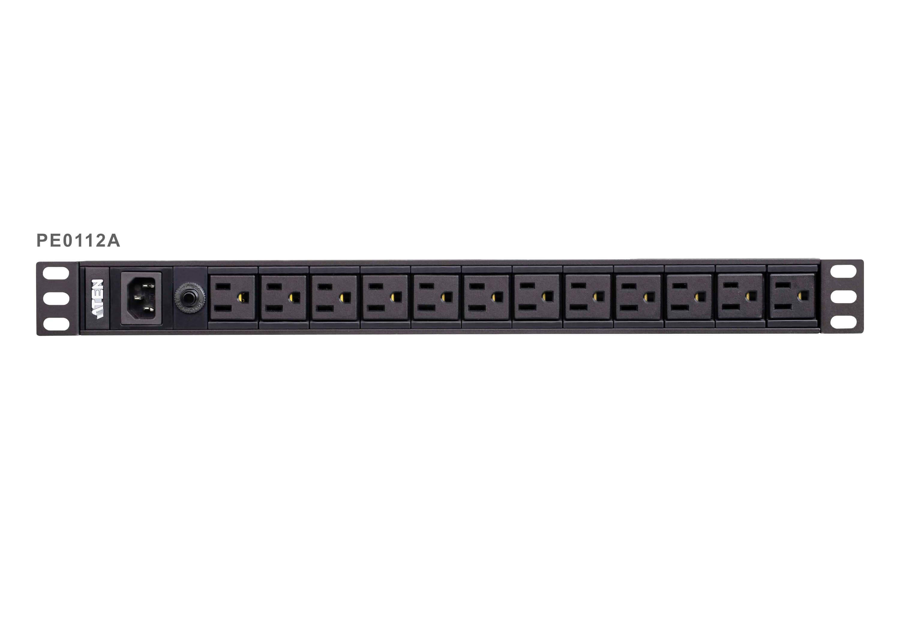 Aten PE0112 Základní řada PDU 10A Vstup C14 výstup 12x C13