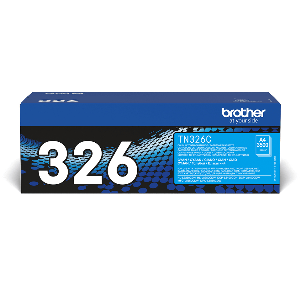 Brother - TN-326C, toner cyan (až 3 500 stran)