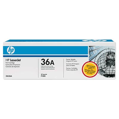 HP CB436AD originální toner = 2pack (= 2x CB436A) toner č.36A černý 2000str. (LJ P1505, M1120, M1522)
