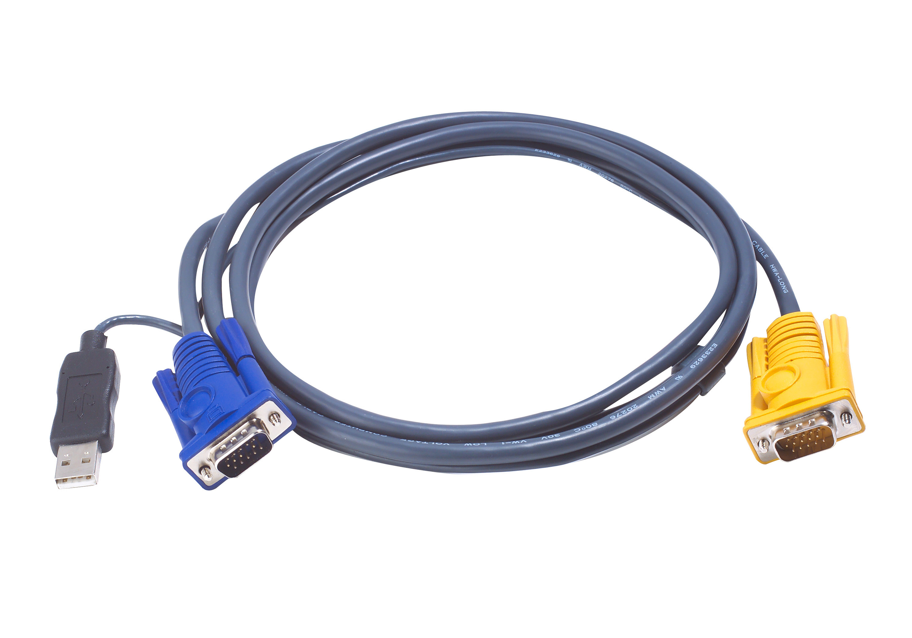 ATEN integrovaný kabel 2L-5203UP pro KVM USB 3 metry