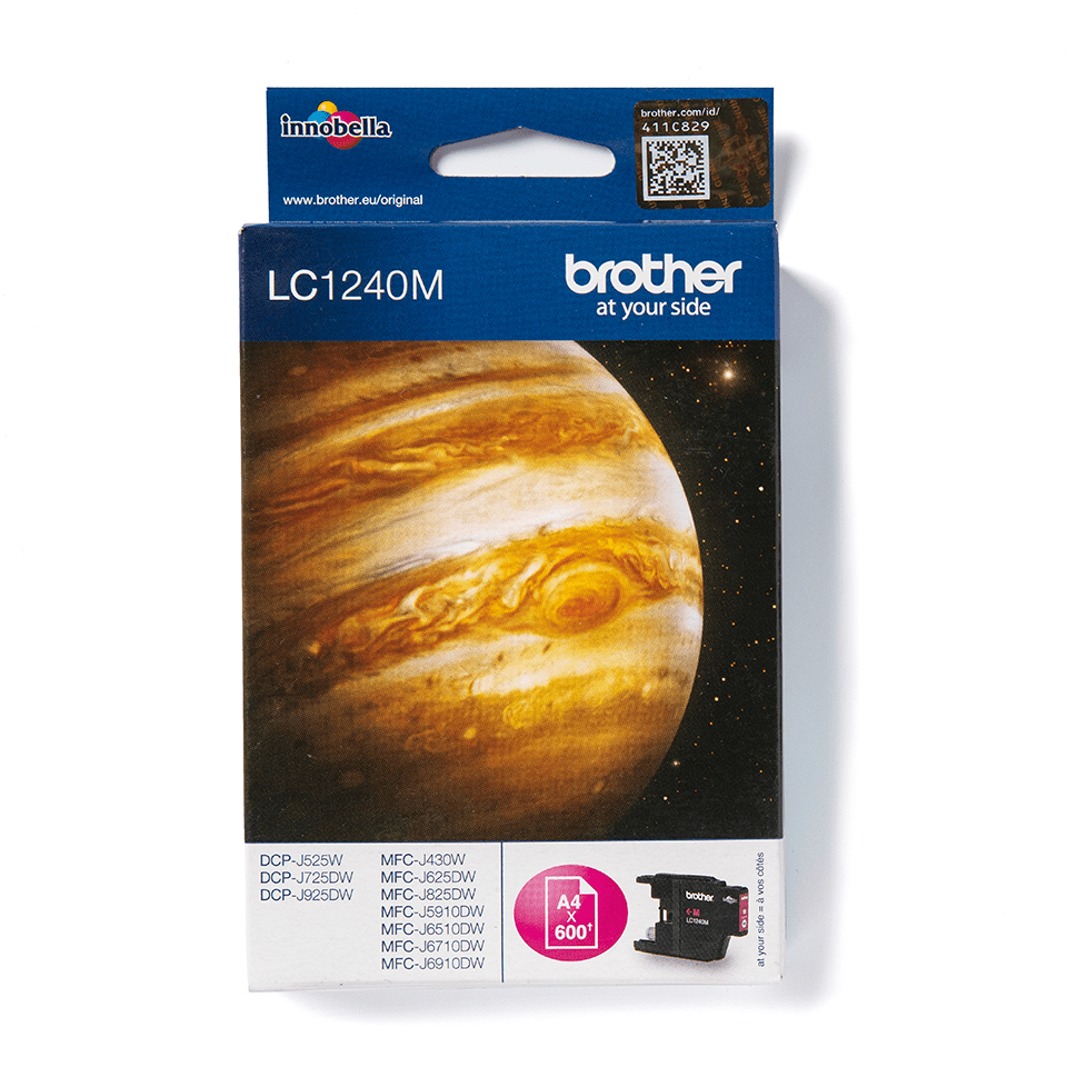 Brother LC-1240M (ink. magenta, 600 str. @ 5%)