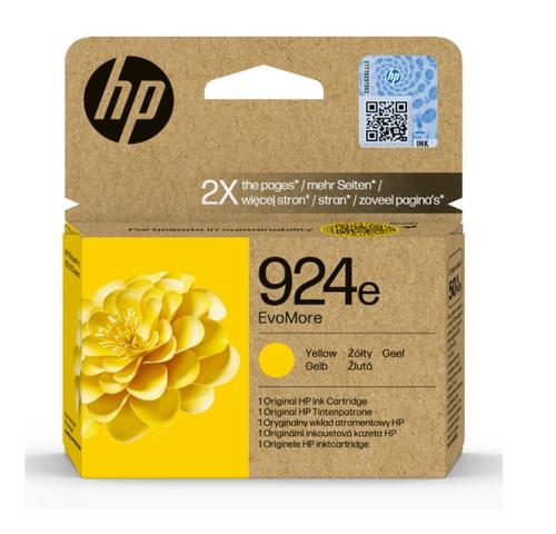 HP 4K0U9NE originální náplň žlutá č.924e yellow cca 800 stran (yellow, pro HP OfficeJet 8122e, 8132e)