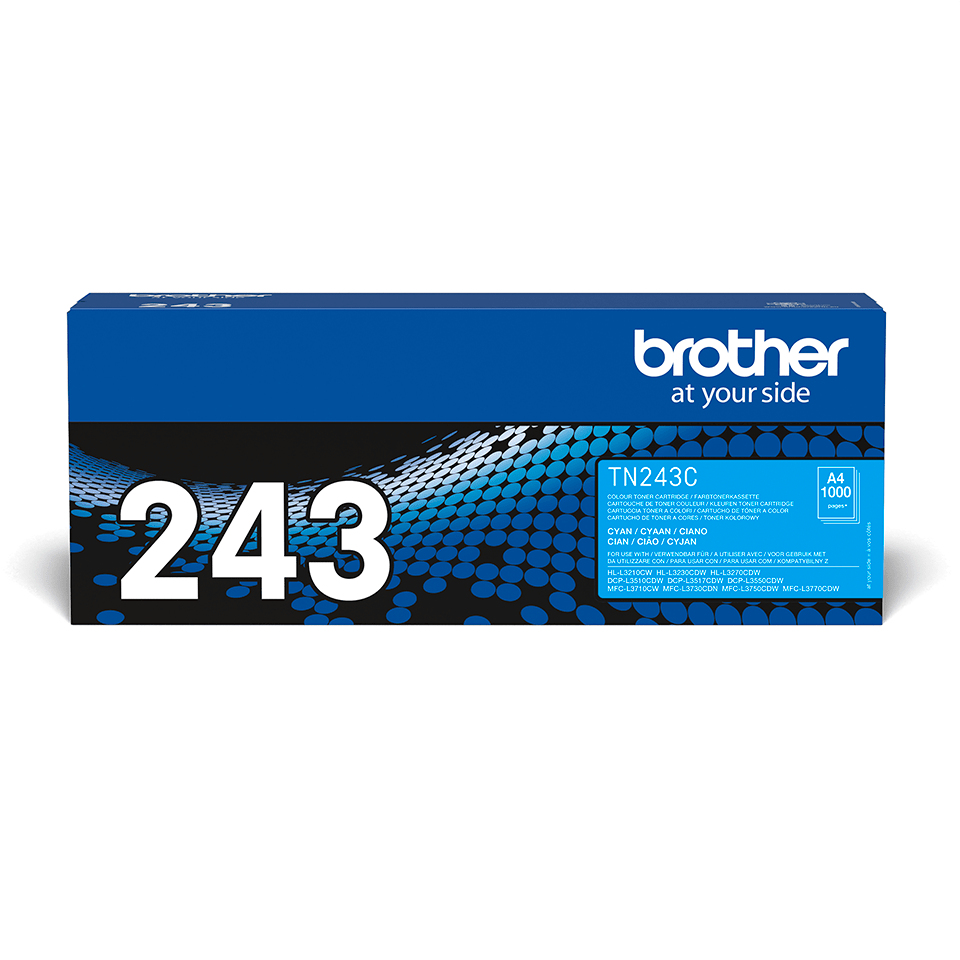 Brother - TN-243C, cyan toner (až 1 000 stran)