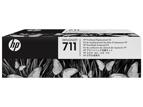 HP C1Q10A hlava č.711 šestibarevná (DesignJet T120, T130, T520)