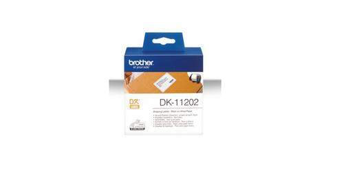 BROTHER DK-11202- papírová etiketa (62x100mm - 300ks)