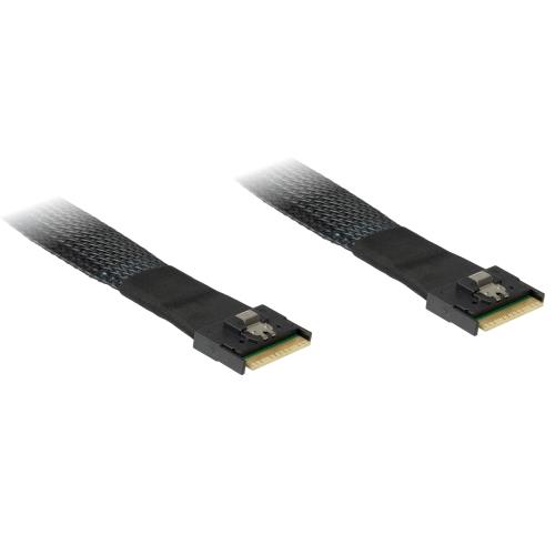 INTER-TECH kabel Slim SAS (SFF-8654 8i) na Slim SAS, 0,75 m