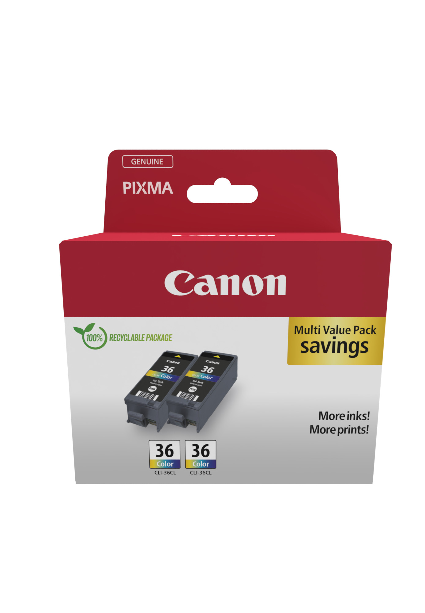 Canon cartridge CLI-36/Color / Twinpack / 249str.
